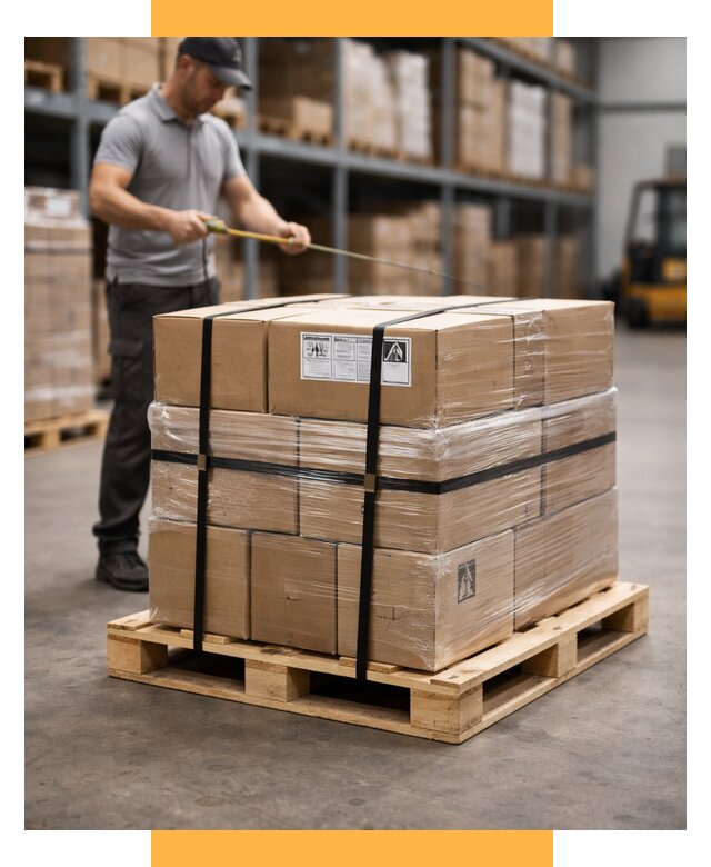 Упаковка и паллетирование грузов от 3555 р. | СетСервис-Кск