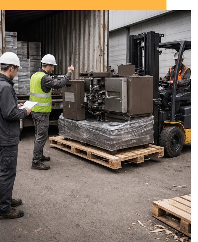 Доставка промышленного оборудования из Европы от 45707