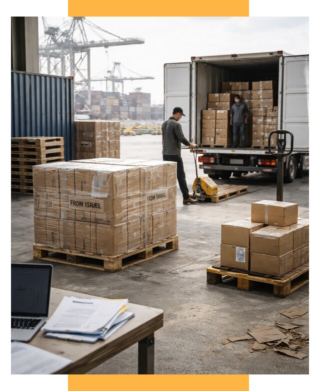 Доставка грузов из Израиля от 15236 р., логистика от СетСервис-Кск
