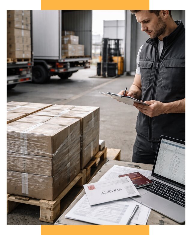 Доставка в Австрию от 66021 р. Логистика и экспорт СетСервис-Кск