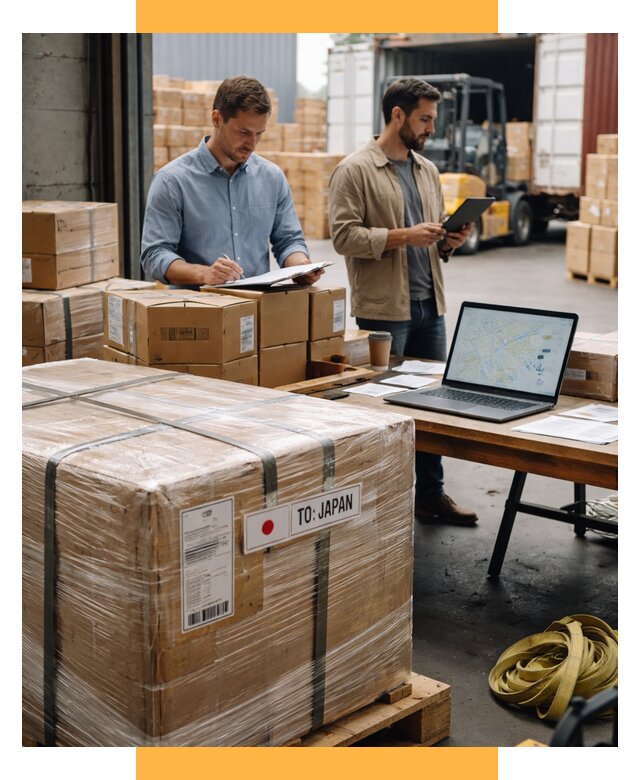 Доставка грузов в Японию от 25393 р., логистика СетСервис-Кск