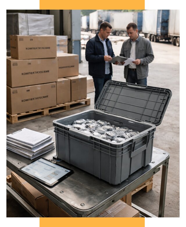 Перевозка комплектующих из Китая от 6602 р. | СетСервис-Кск