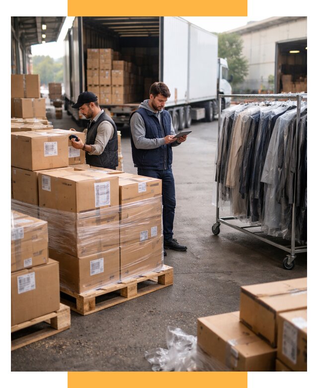 Перевозка и доставка одежды из Китая от 7618 р., СетСервис-Кск