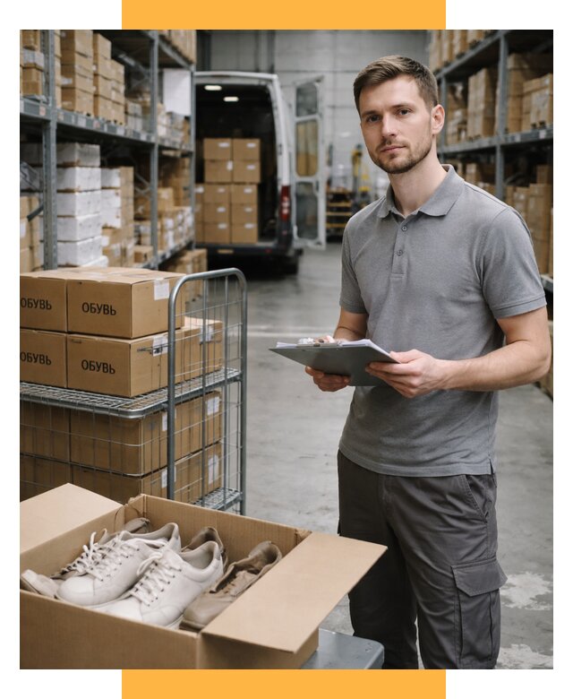 Доставка обуви из Китая и Турции от 4571 р. СетСервис-Кск