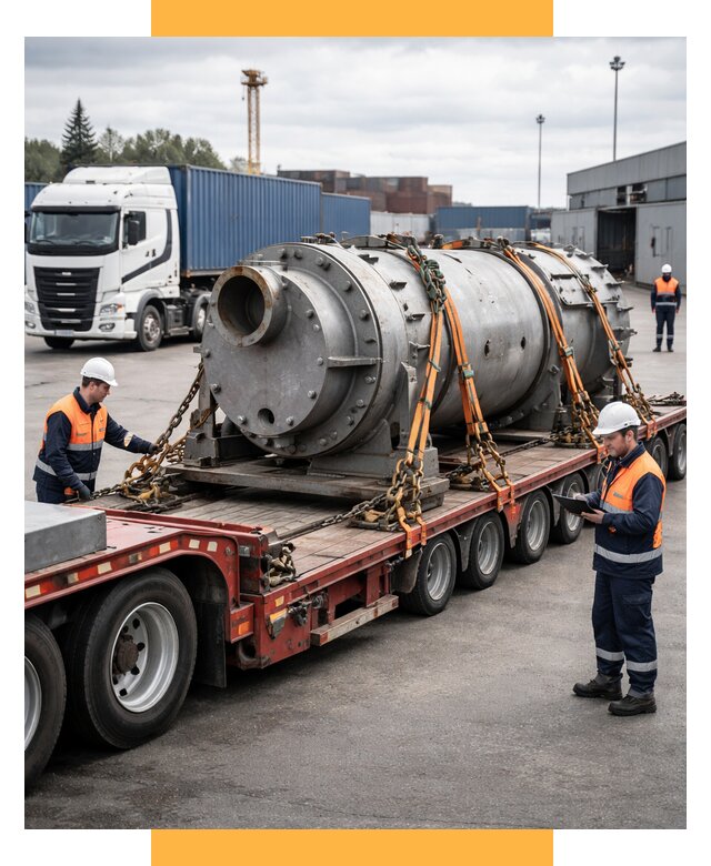 Перевозка тяжеловесных грузов под ключ от 152355 р. | СетСервис-Кск