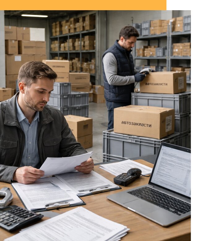 Таможенное оформление автозапчастей по выгодным тарифам от 8633
