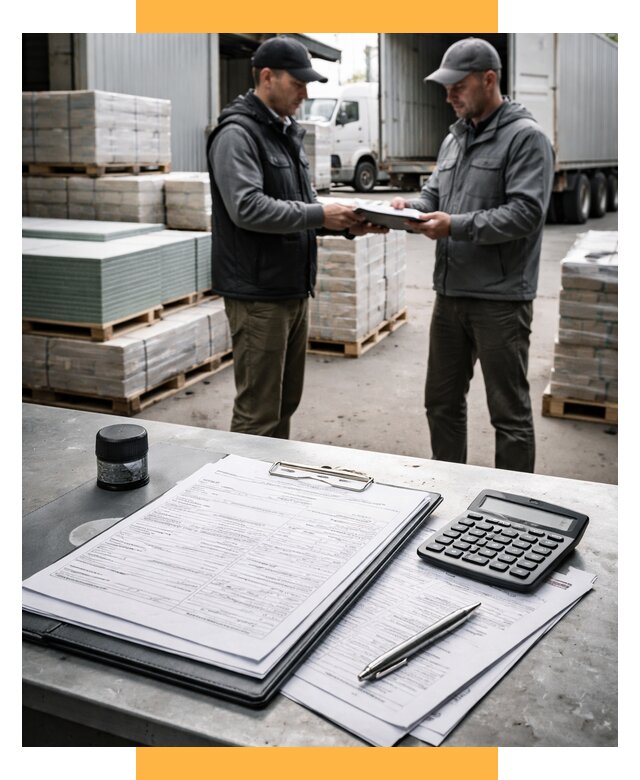 Таможенное оформление стройматериалов от 8633 р. | СетСервис-Кск