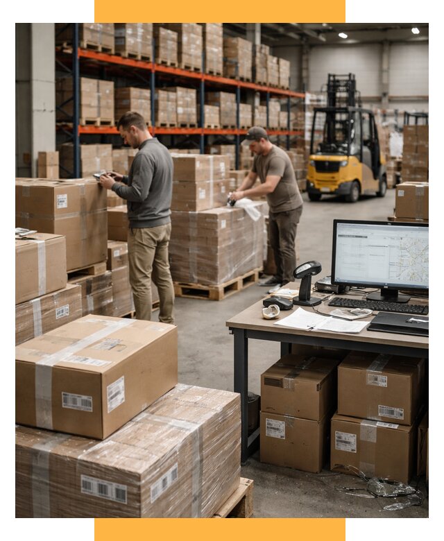 Склад консолидации в Европе от 6602 р., услуги СетСервис-Кск